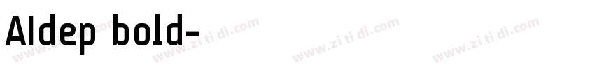 AIdep bold字体转换